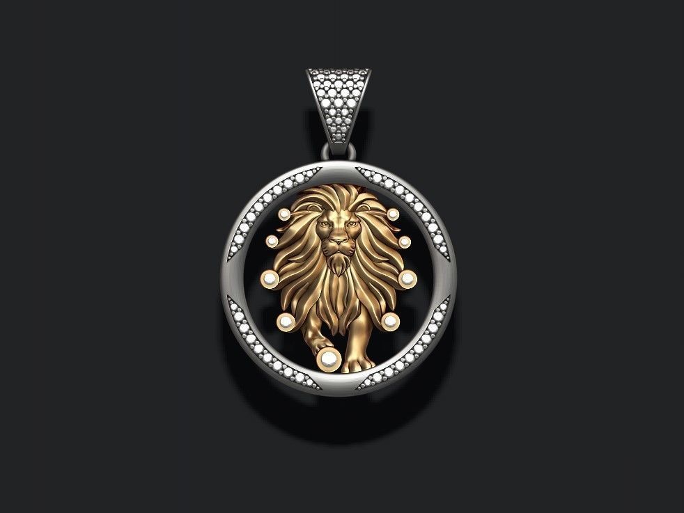 jewellery horoscope signes pack with gems 3D print model_1
