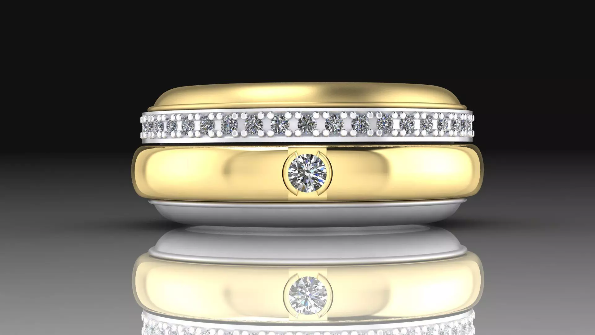 moving ring 3D print model