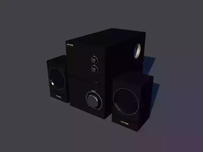 Microlab column 3D model