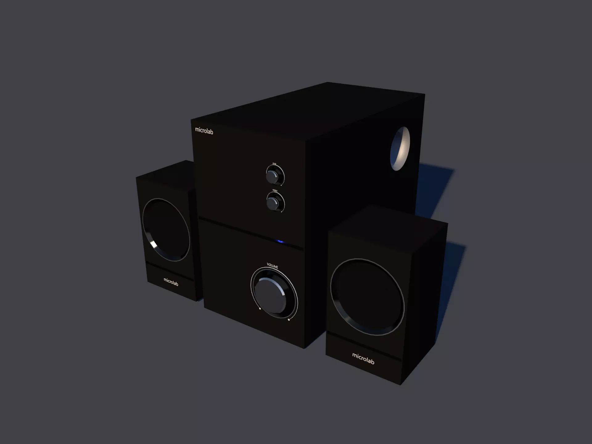 Microlab column 3D model