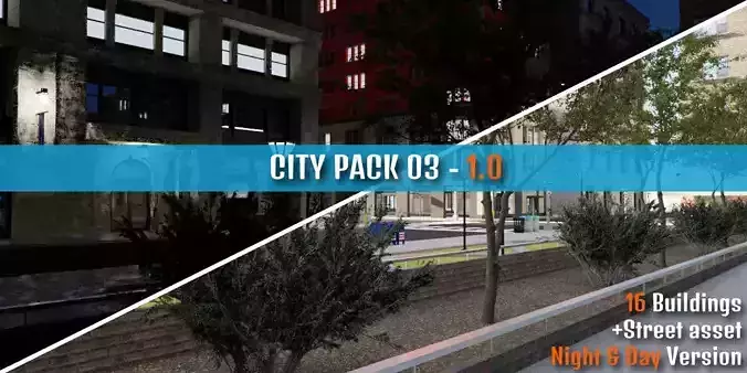 City Pack 03 3D model