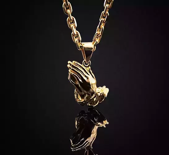 Praing hands pendant 
