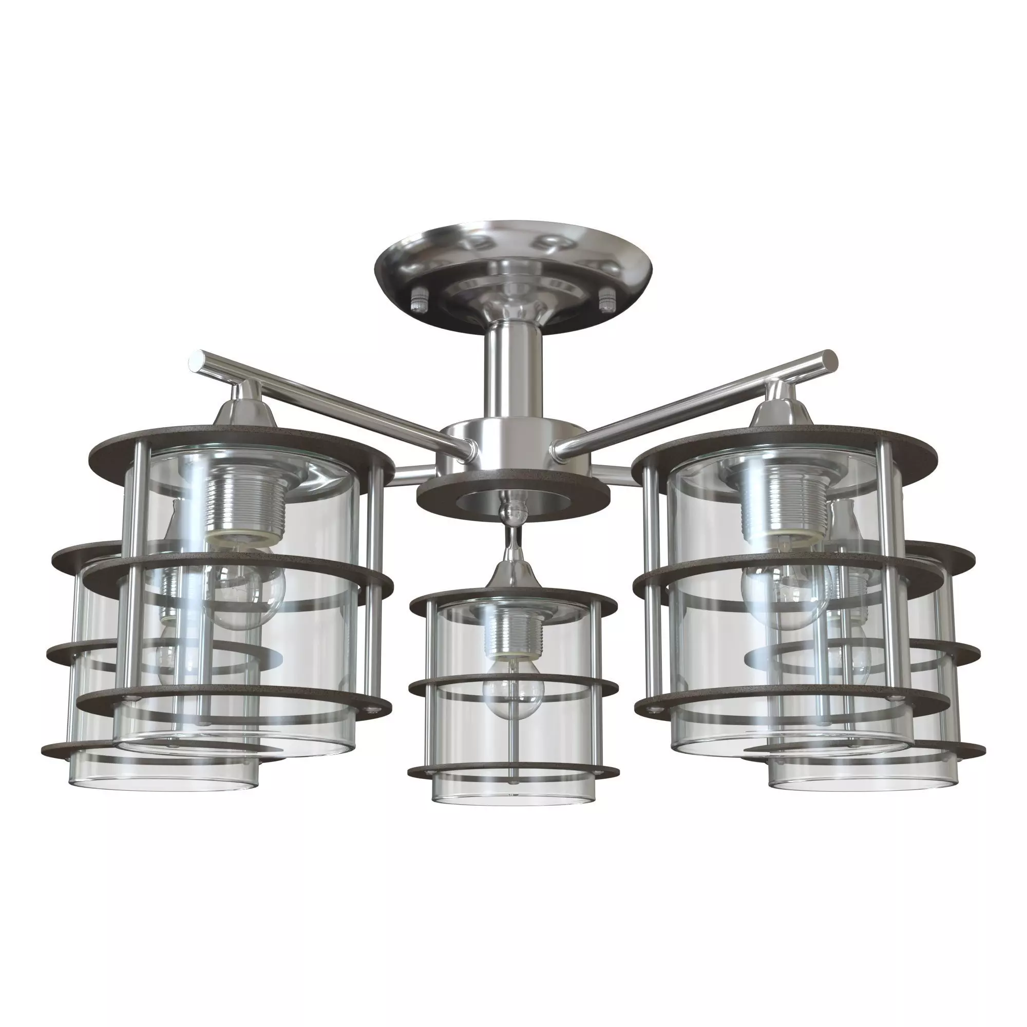 Ceiling chandelier Rotondum 3505 - 5C 3D model_0
