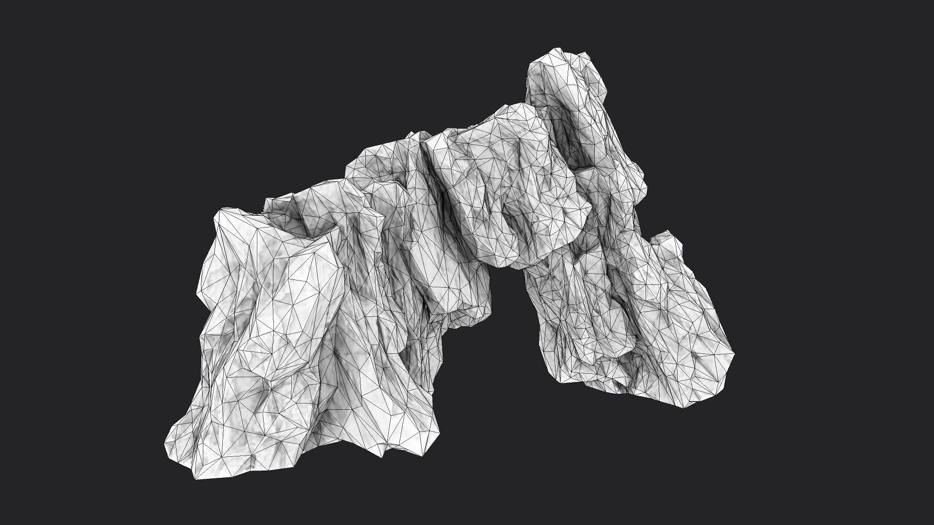Rock 7-5 Low-poly 3D model_6