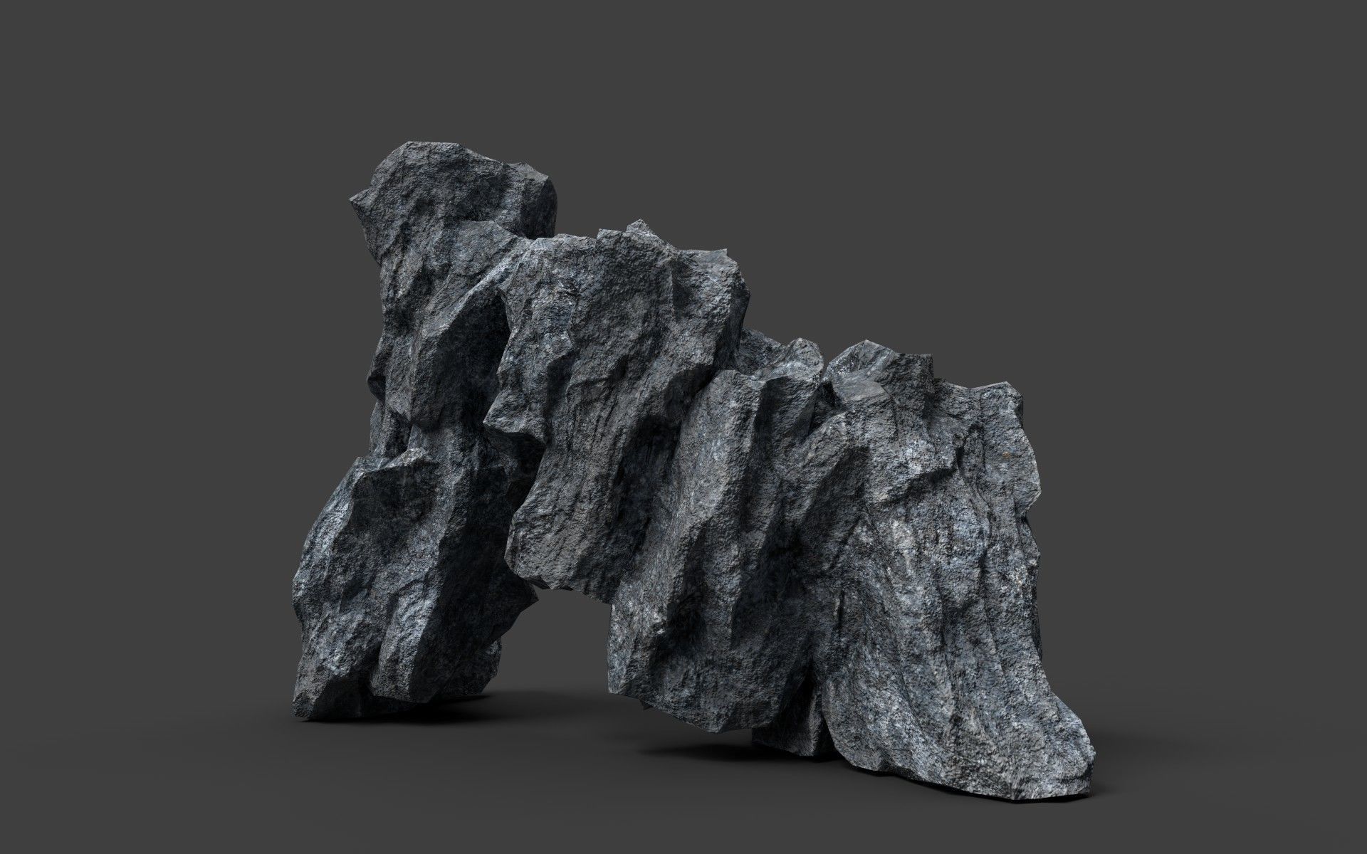 Rock 7-5 Low-poly 3D model_1