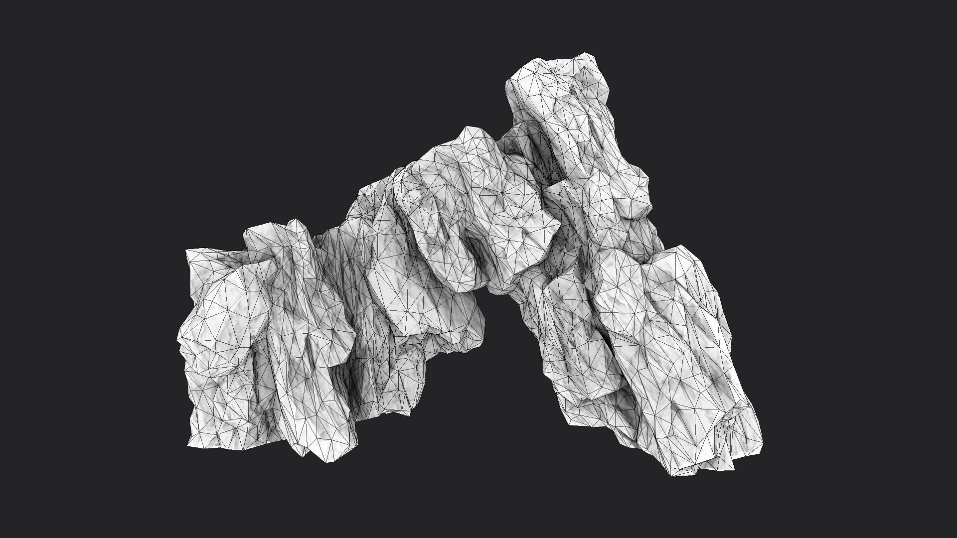 Rock 7-5 Low-poly 3D model_7