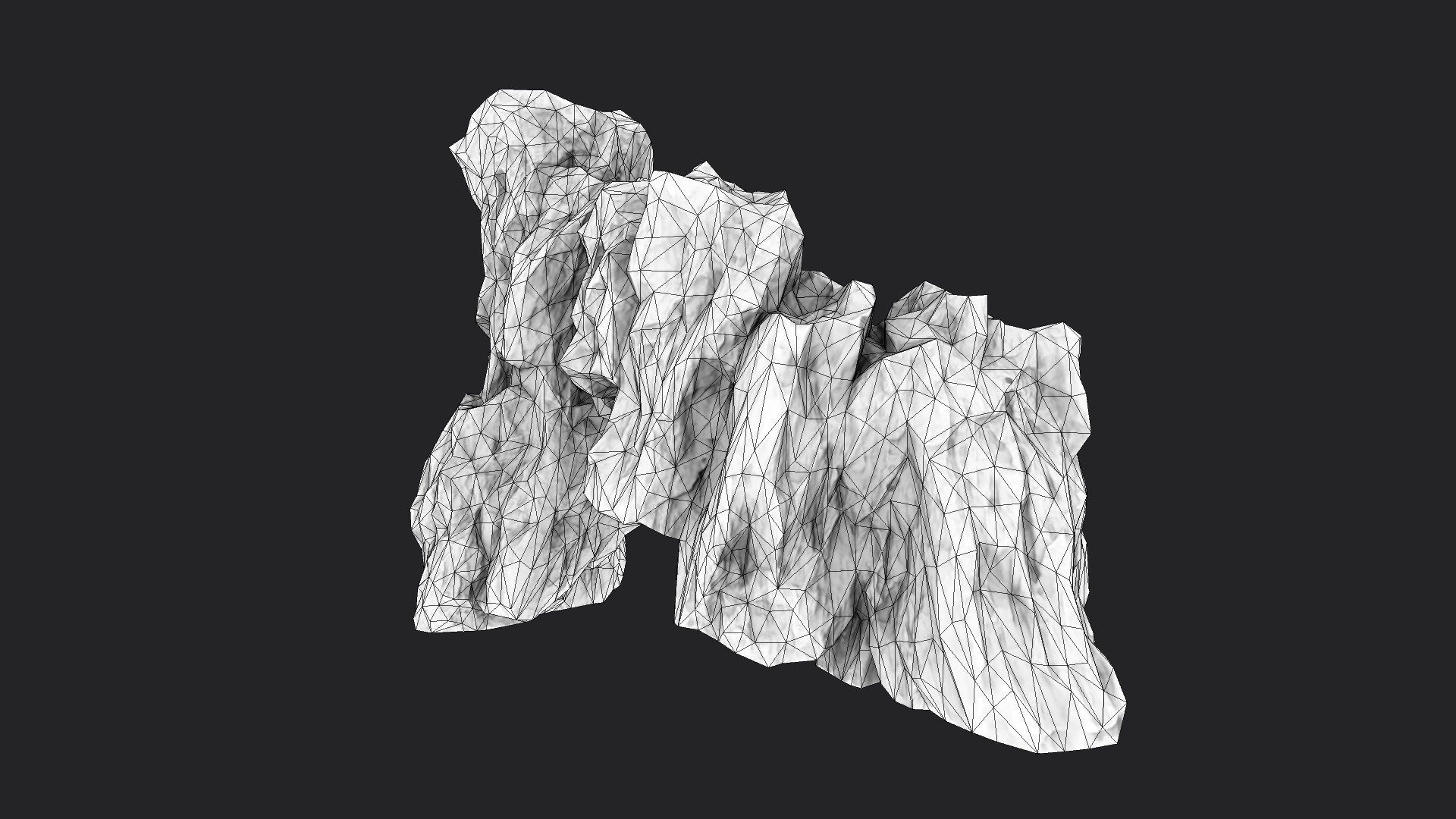 Rock 7-5 Low-poly 3D model_5