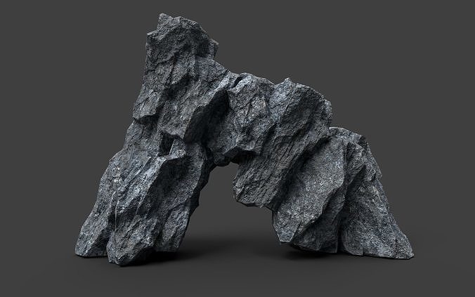 Rock 7-5 Low-poly 3D model