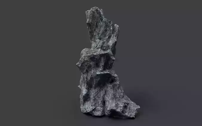 Rock 7-6 Low-poly 3D model