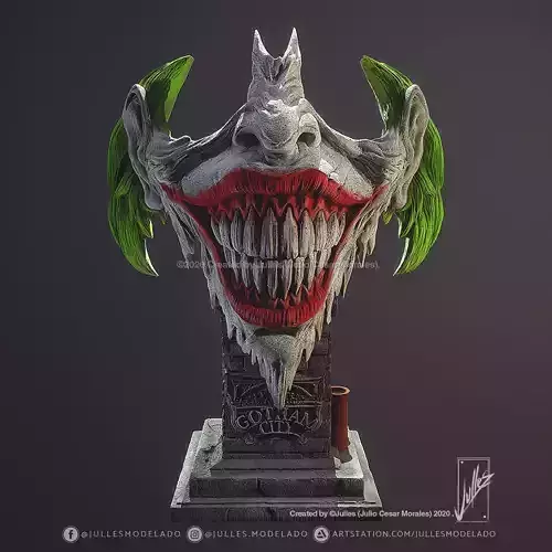 Joker Face V01 3D print model