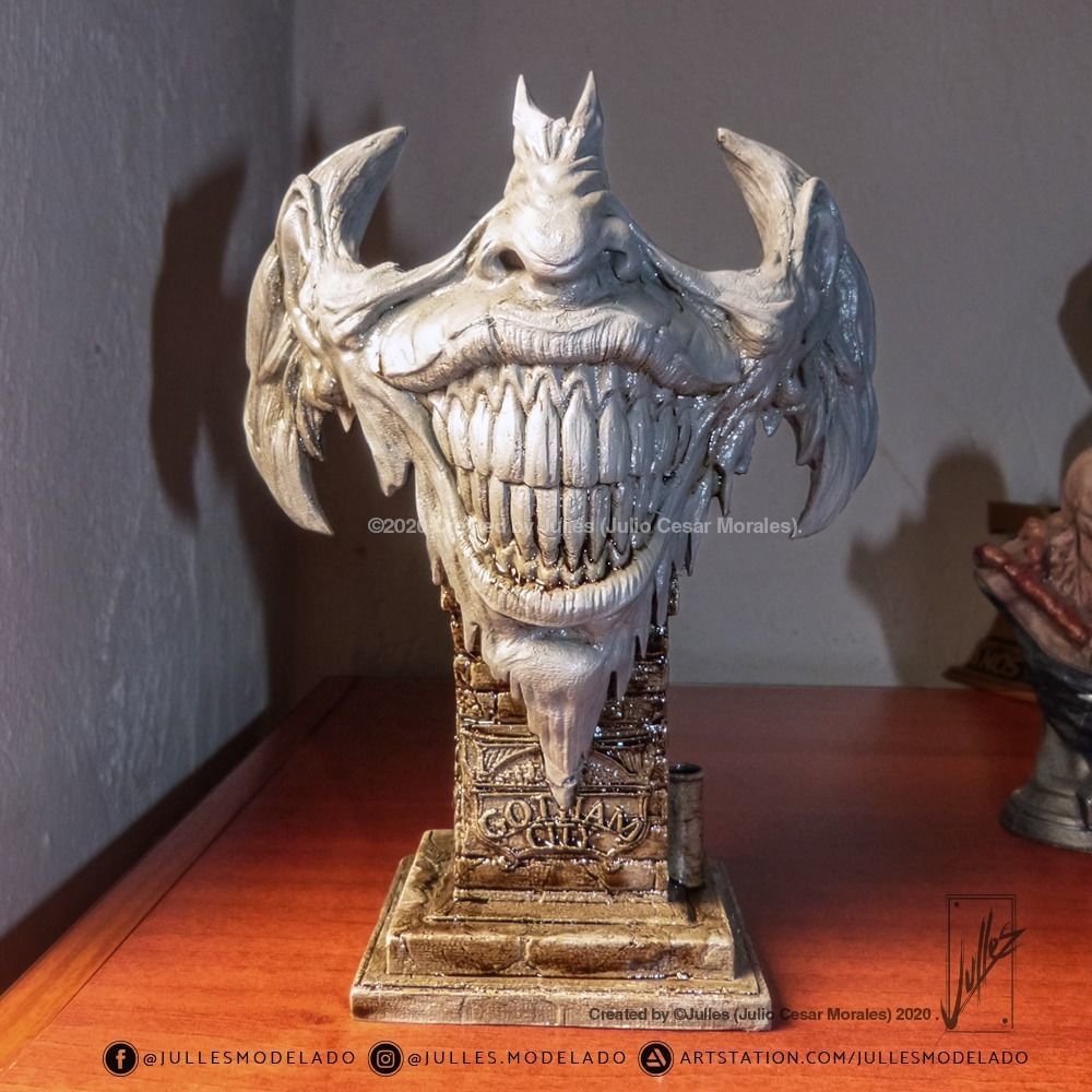 Joker Face V01 3D print model_1