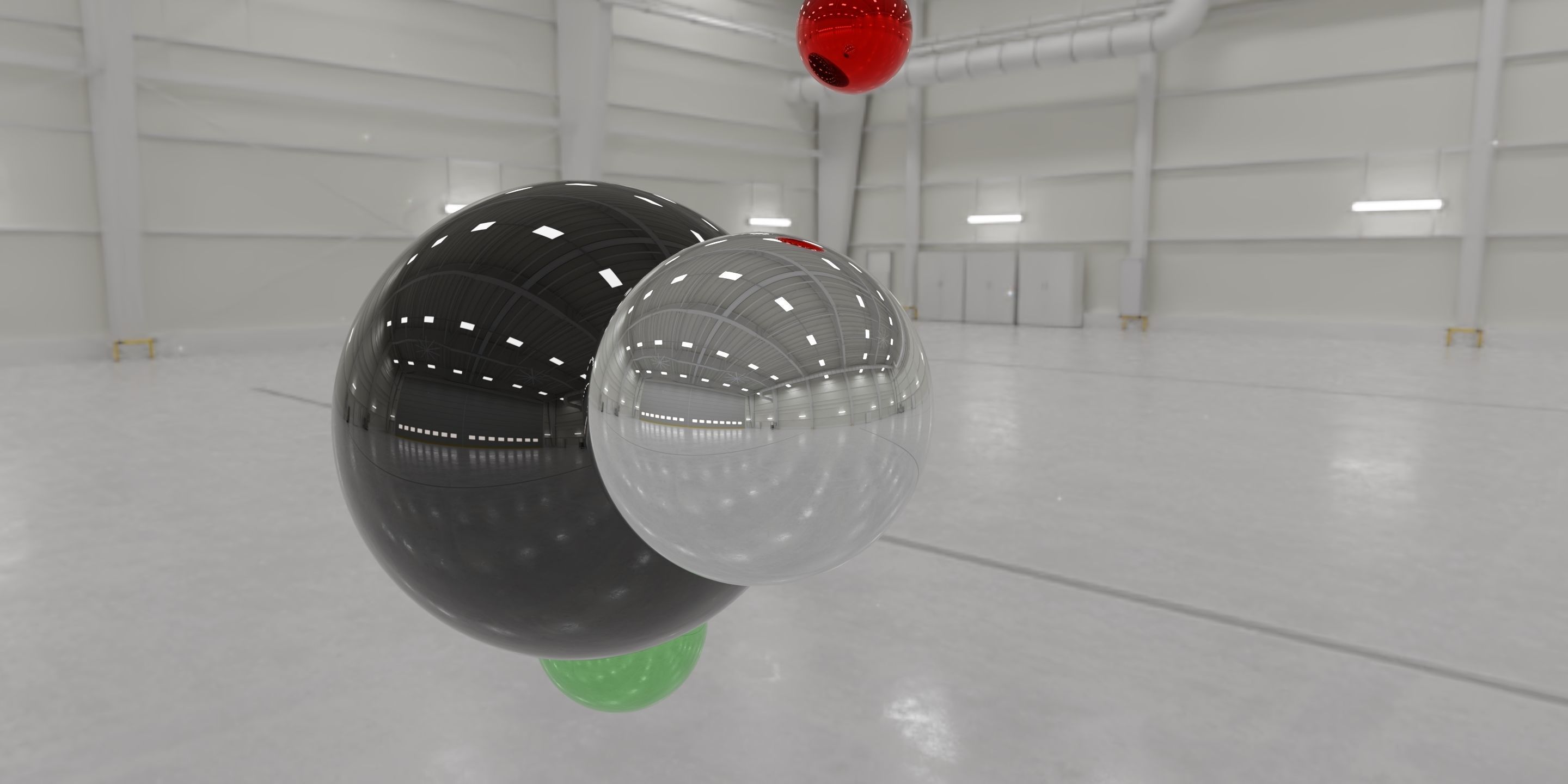 HDRI - Airplane Hangar Interior 1 Texture_2
