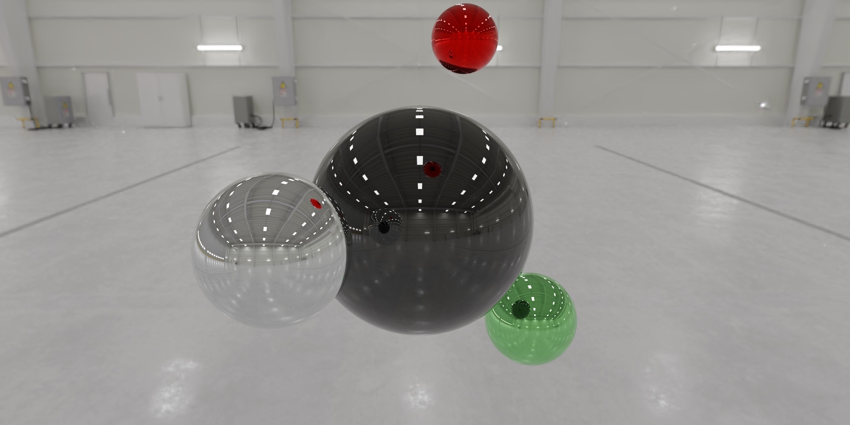 HDRI - Airplane Hangar Interior 1 Texture_3