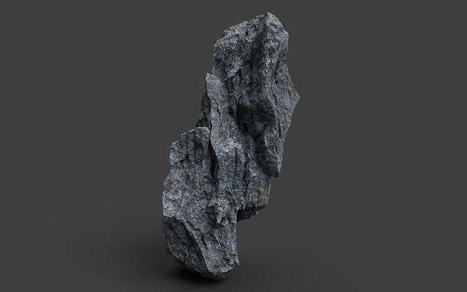Rock 7-7 Low-poly 3D model