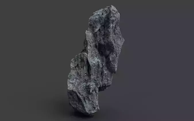 Rock 7-7 Low-poly 3D model