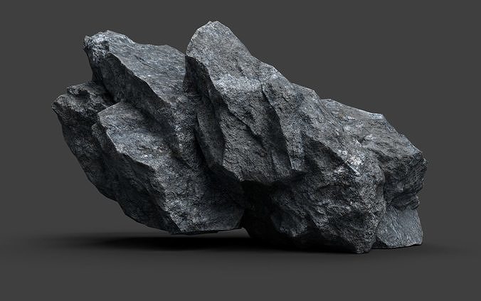 Rock 7-8 Low-poly 3D model