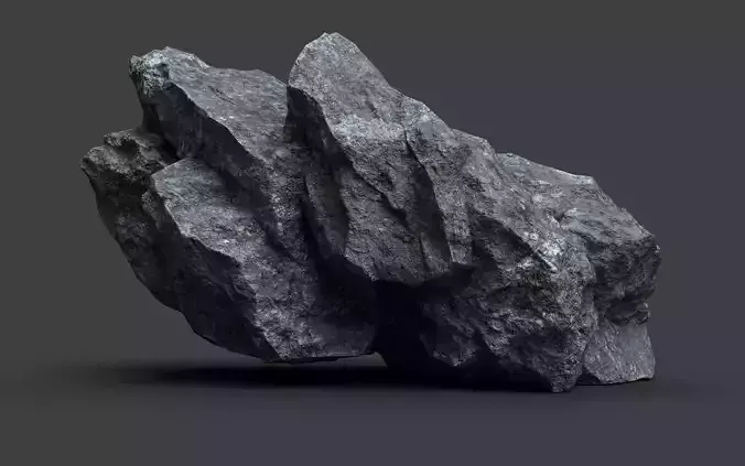 Rock 7-8 Low-poly 3D model