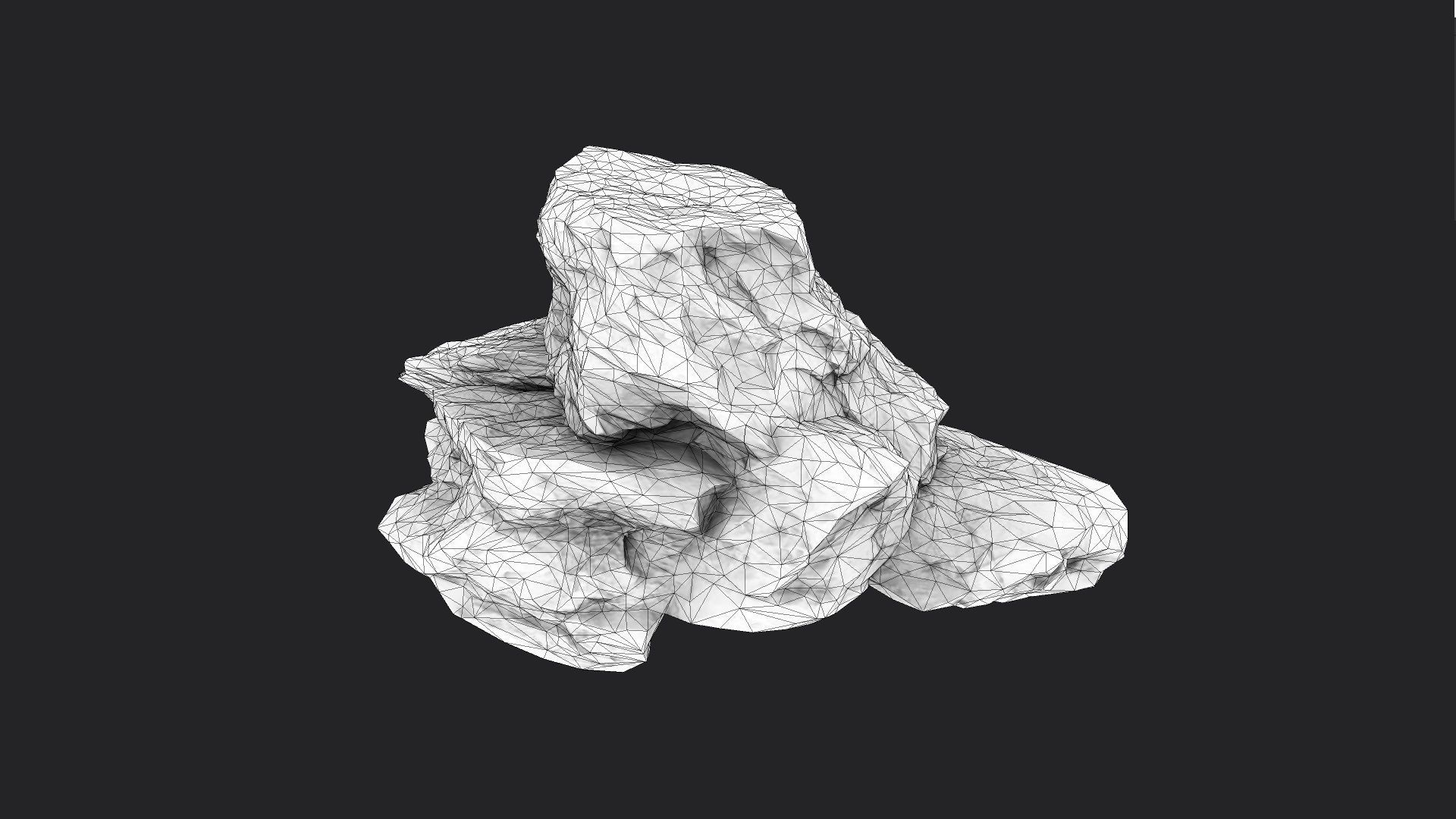 Rock 7-9 Low-poly 3D model_5