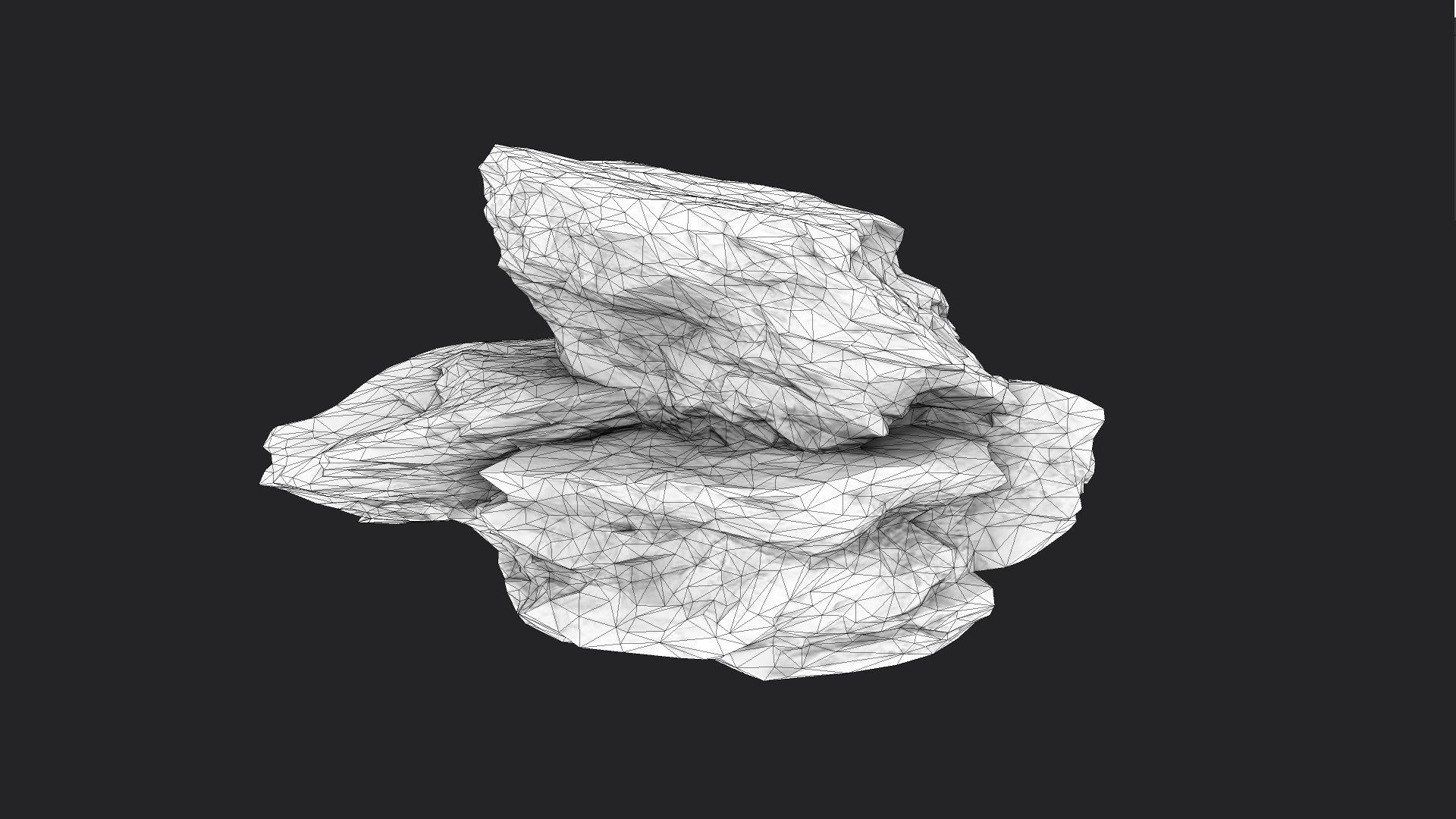 Rock 7-9 Low-poly 3D model_4