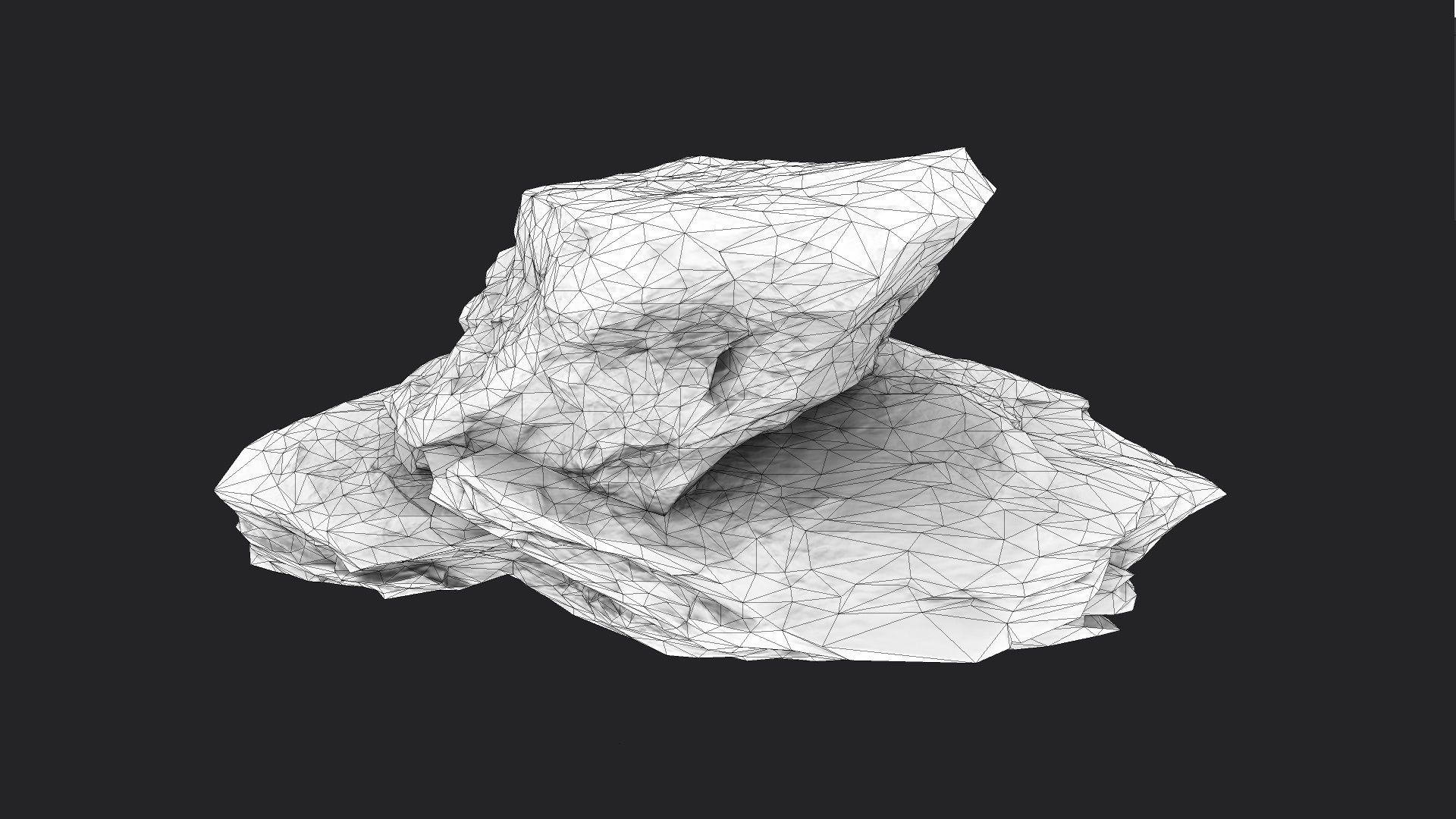 Rock 7-9 Low-poly 3D model_7