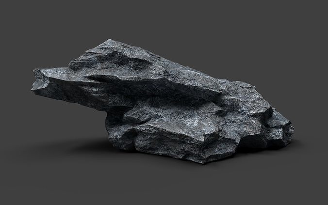 Rock 7-10 Low-poly 3D model