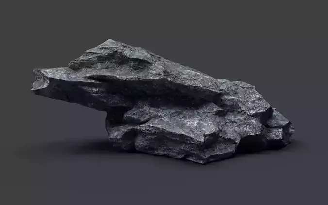 Rock 7-10 Low-poly 3D model