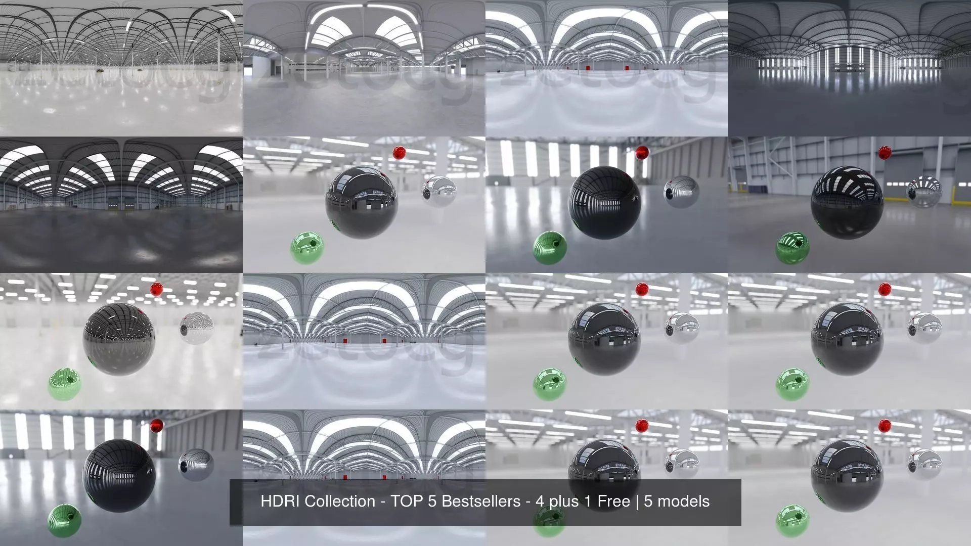 HDRI Collection - TOP 5 Bestsellers - 4 plus 1 Free Texture_0