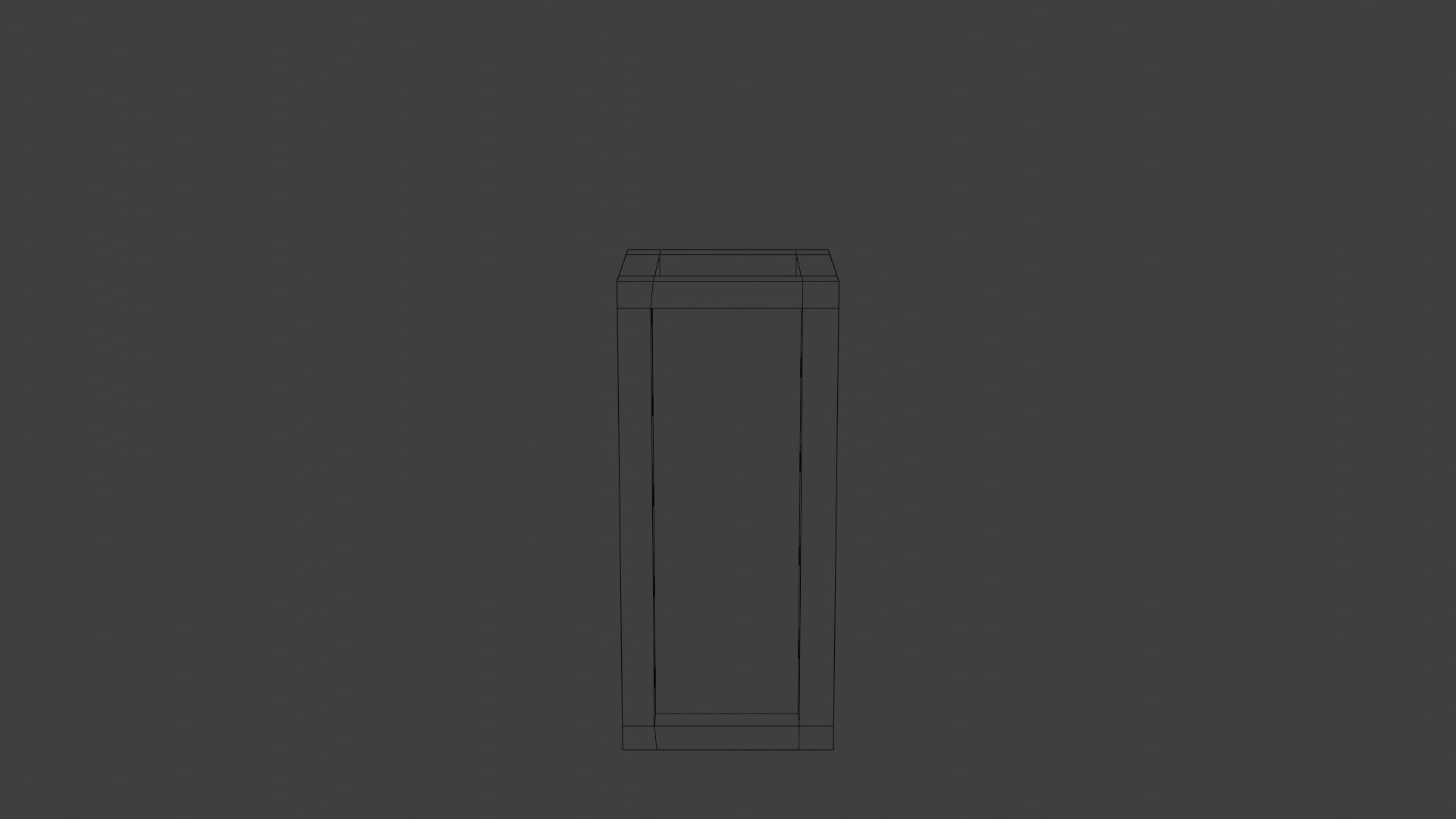 Outdoor lamp Low-poly 3D model_7