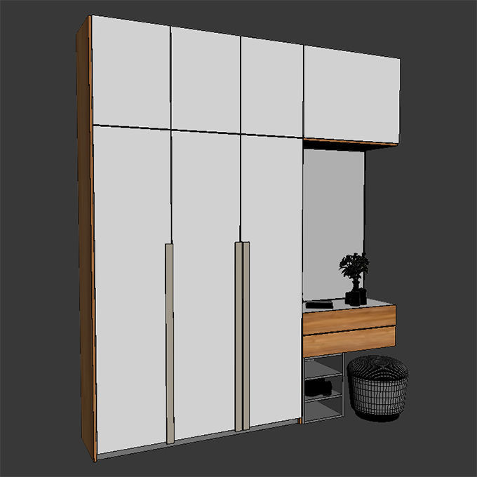 hall furniture 010 3D model_2