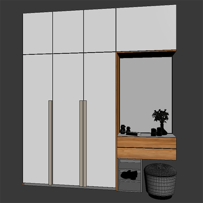 hall furniture 010 3D model_3