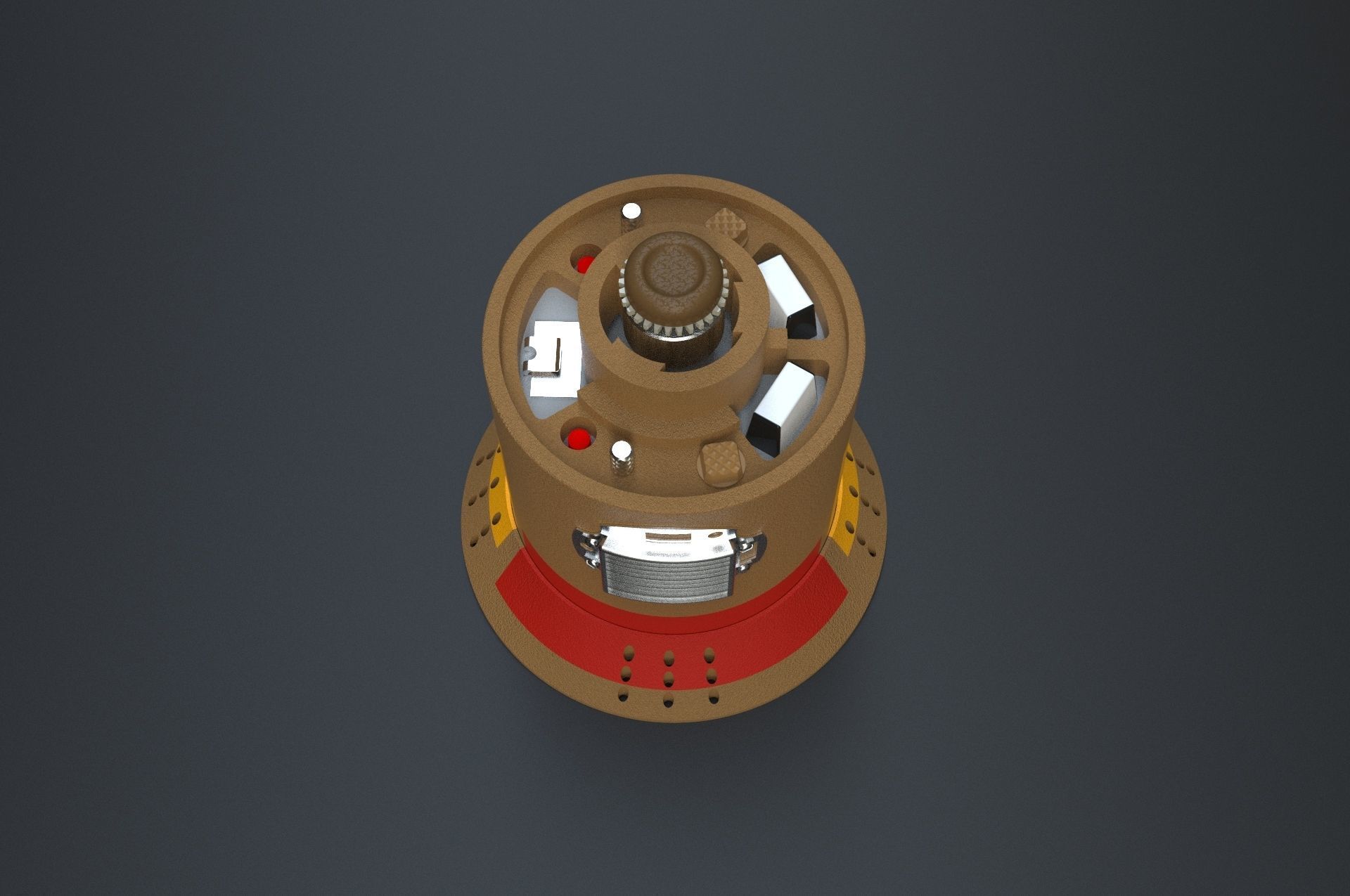 Proton Charge - ROTJ Bunker Bomb 3D print model_1