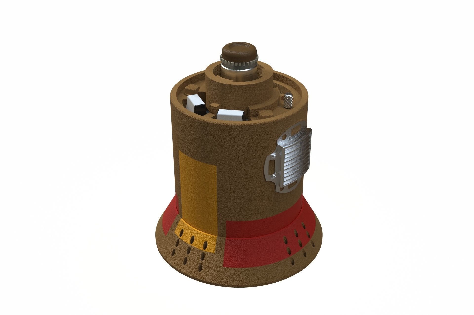 Proton Charge - ROTJ Bunker Bomb 3D print model_9