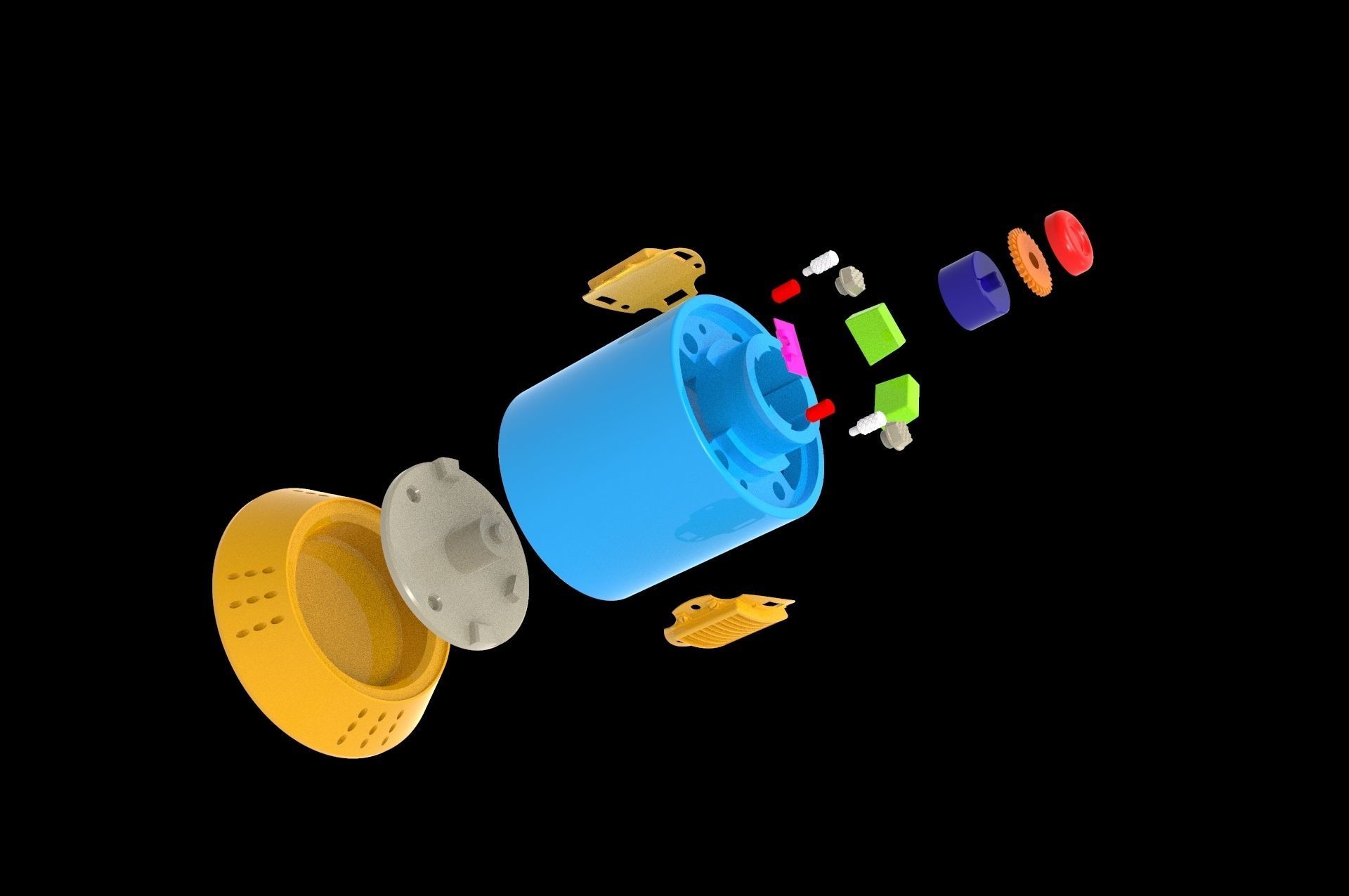 Proton Charge - ROTJ Bunker Bomb 3D print model_4