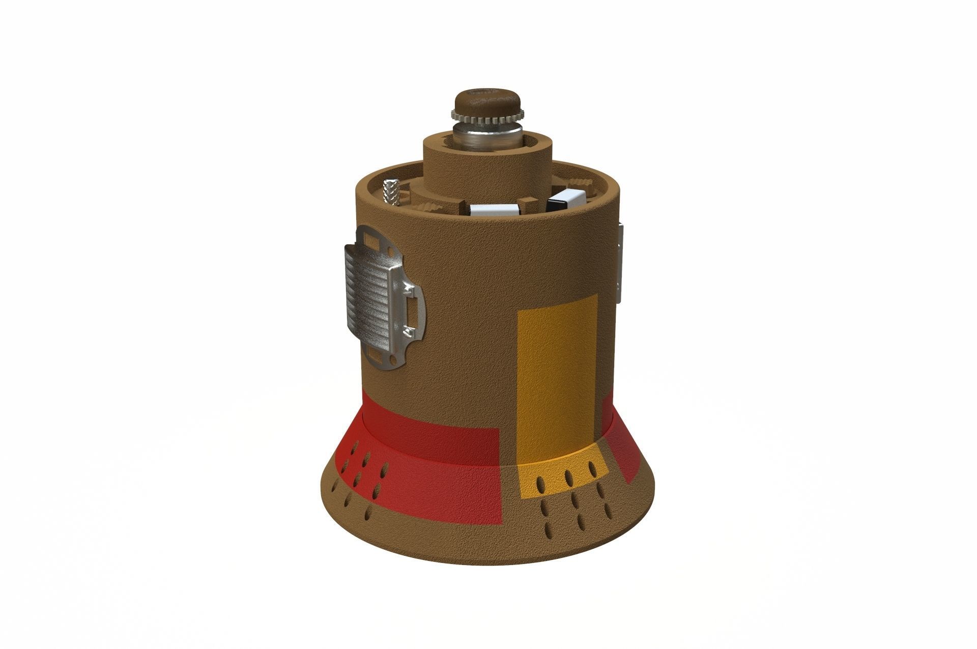 Proton Charge - ROTJ Bunker Bomb 3D print model_6