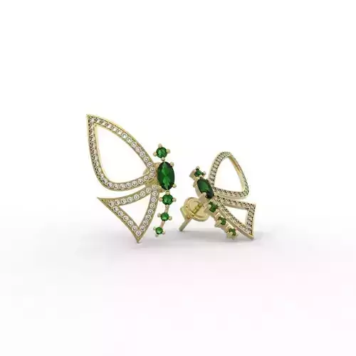 Ear Cuff style butterfly earring
