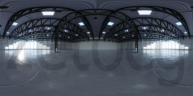 HDRI - Warehouse Interior 4 v1 Texture