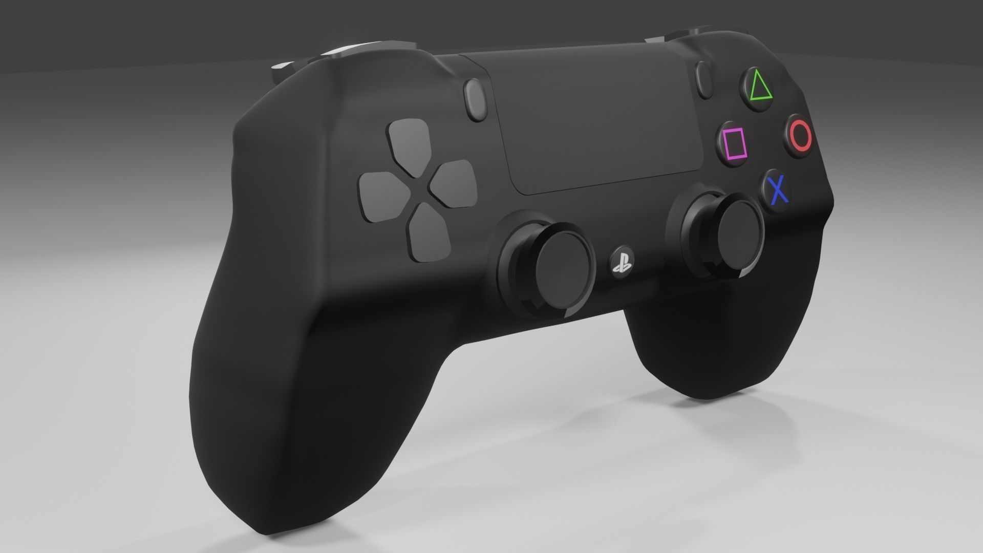 PlayStation Dualshock 4 Wireless Controller - Animation Low-poly 3D model_2
