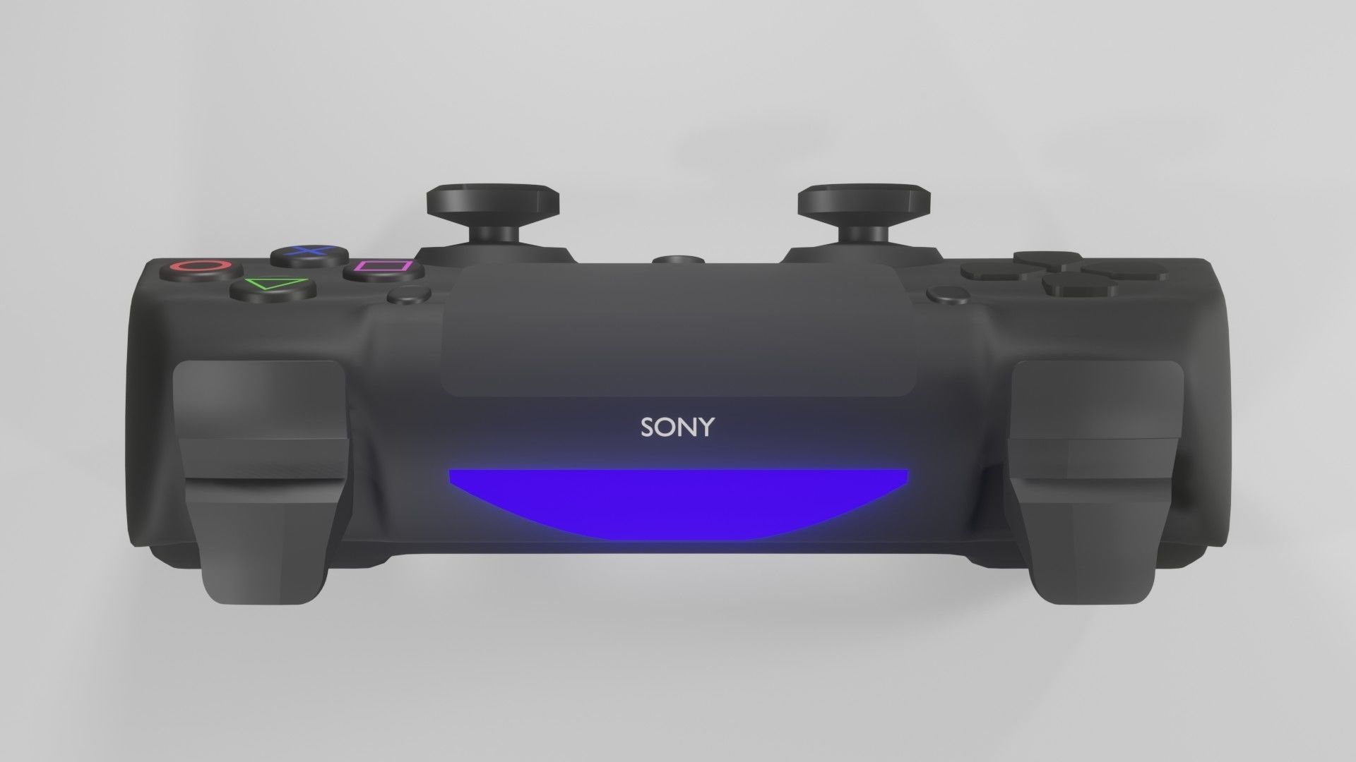 PlayStation Dualshock 4 Wireless Controller - Animation Low-poly 3D model_5