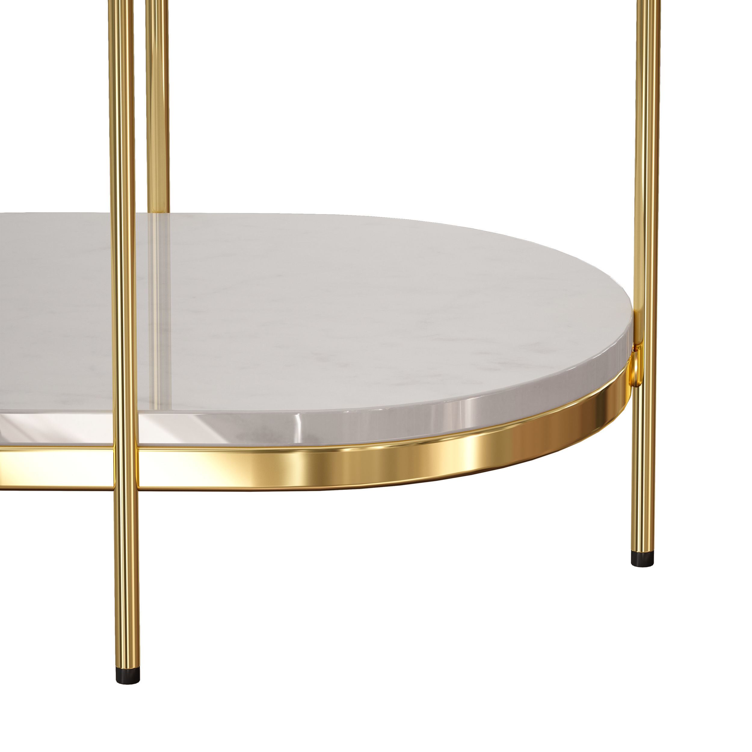 Lila Oval Nightstand Crate and Barrel 3D model_11