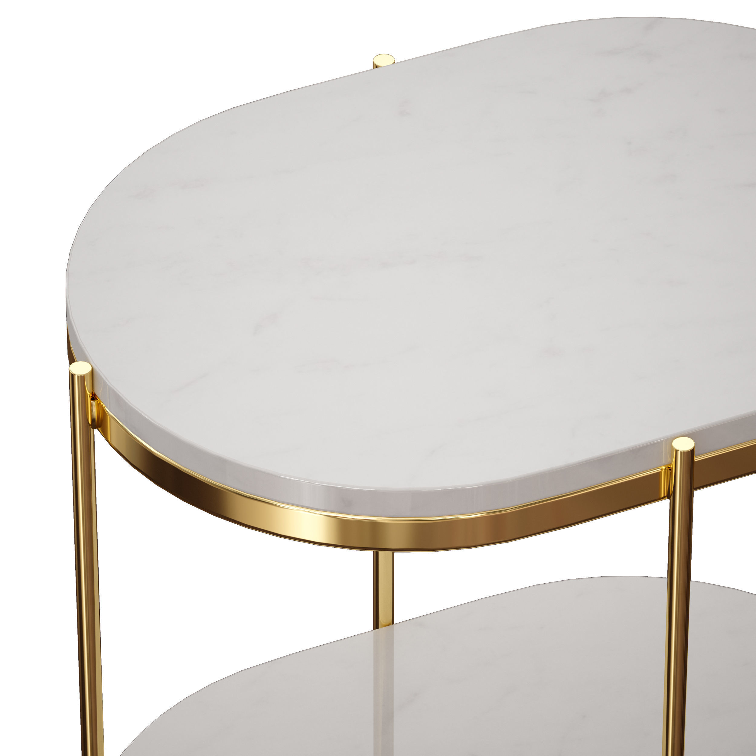 Lila Oval Nightstand Crate and Barrel 3D model_10