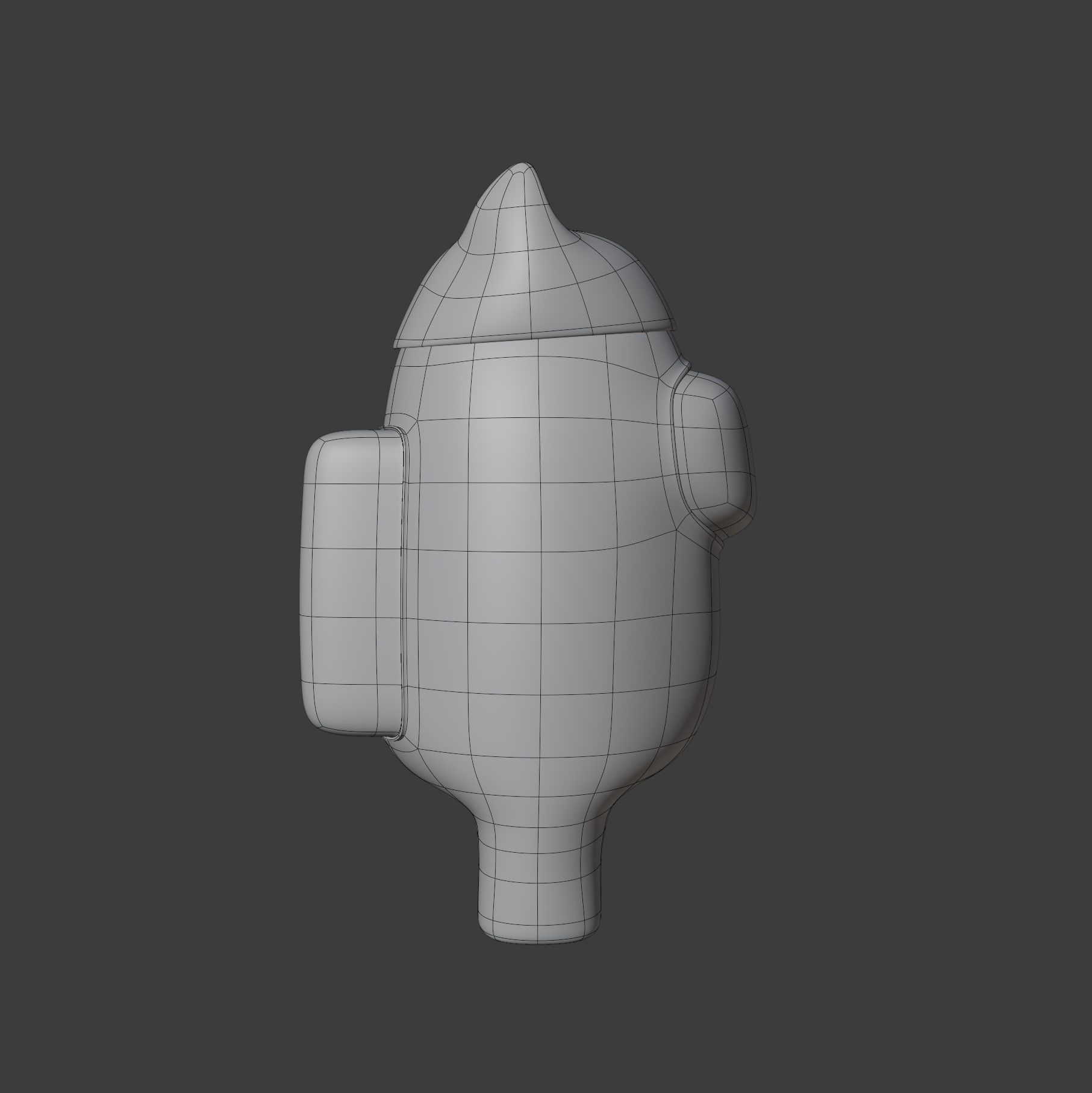 Among Us Cat Head Hat Character 3D model_15