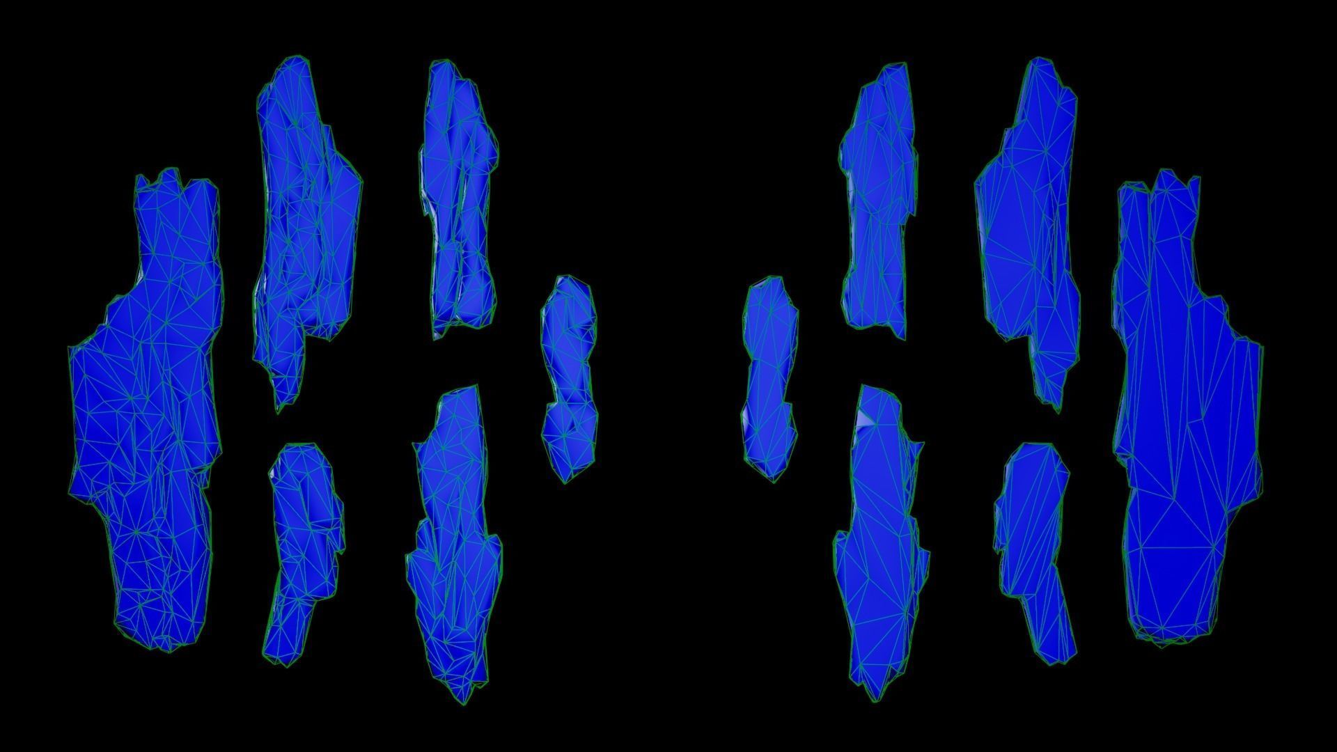 Bark Debris 4K Photoscanned Low-poly 3D model_9