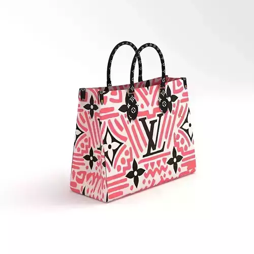 Louis Vuitton Leather Bag 11 3D model