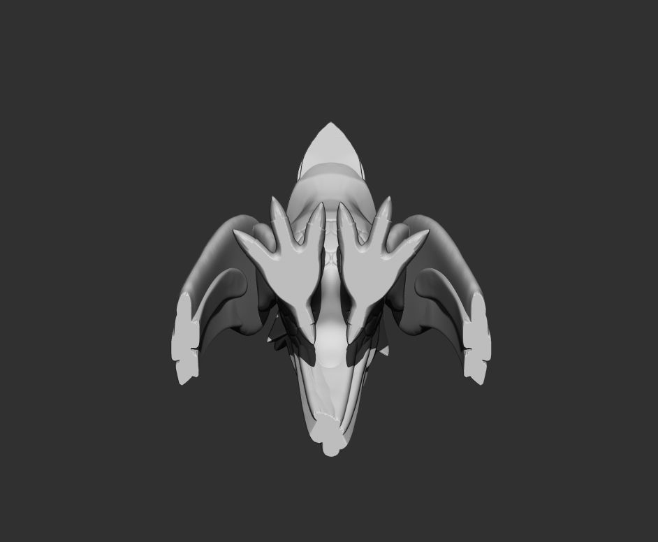 Free Stylized Raven 3D print ready Free 3D print model_13