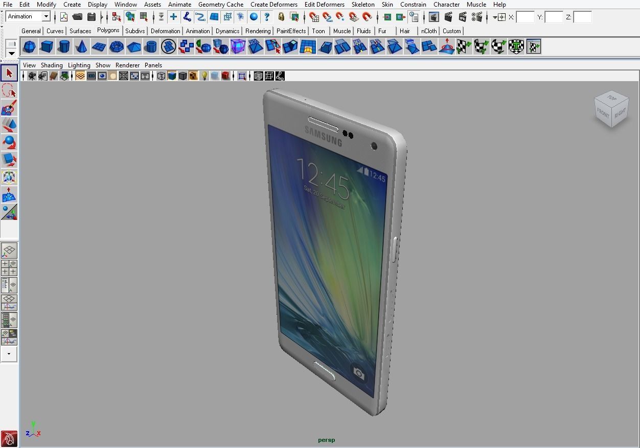 Samsung Galaxy A7 3D model_8