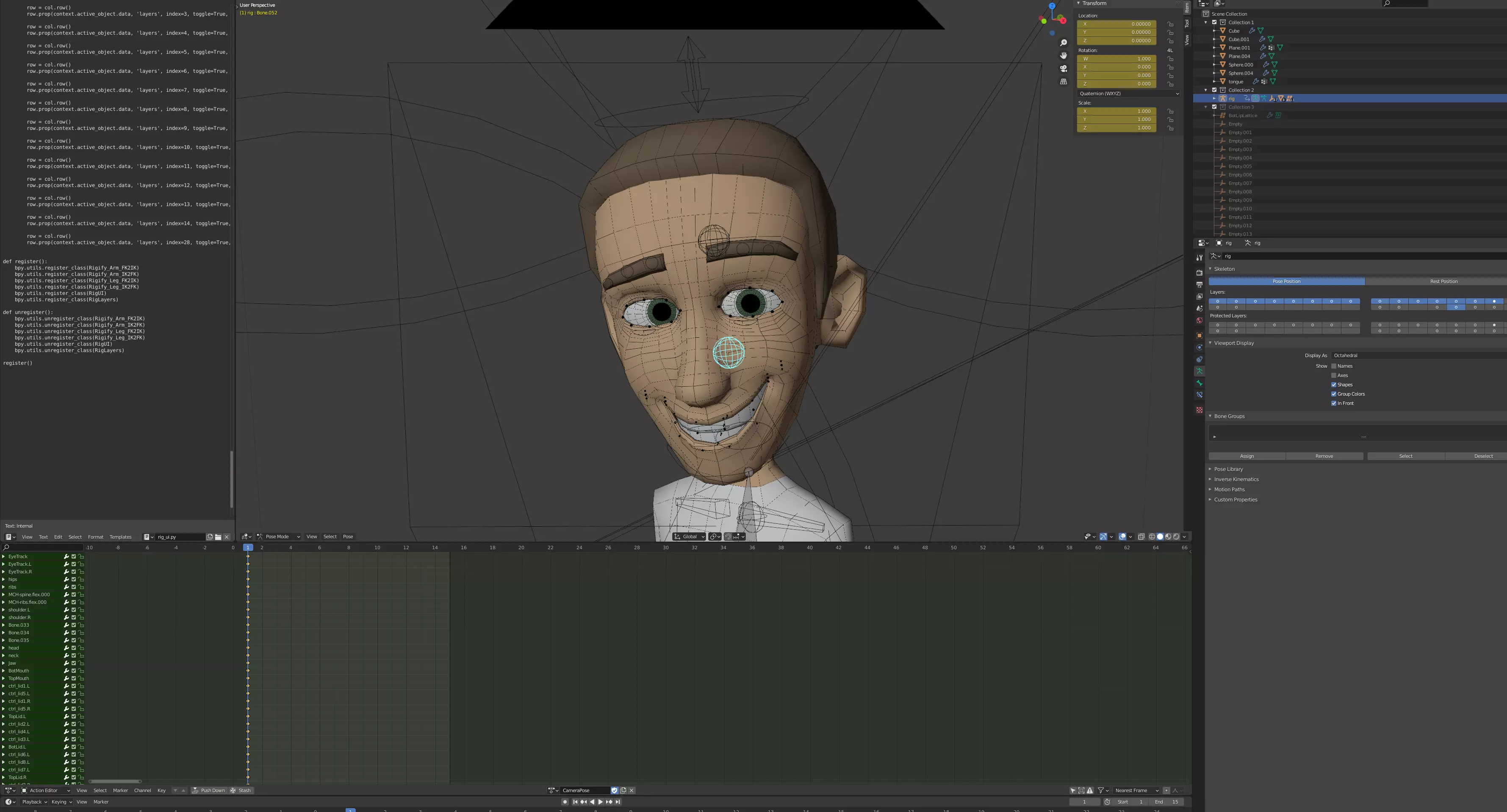 Rigged Cartoon Guy Character Free 3D model