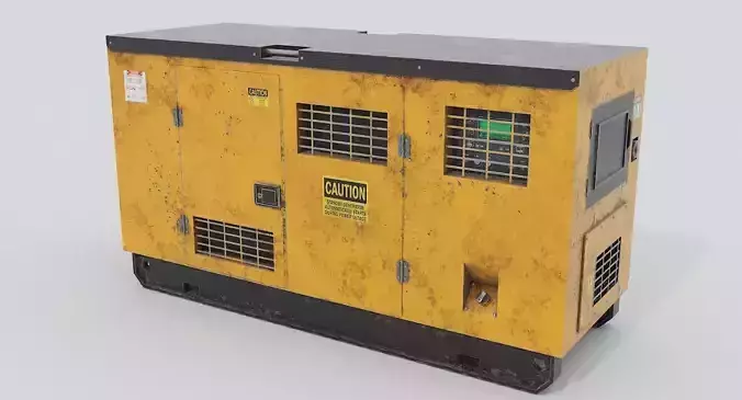 Generator 1 Low-poly 3D model