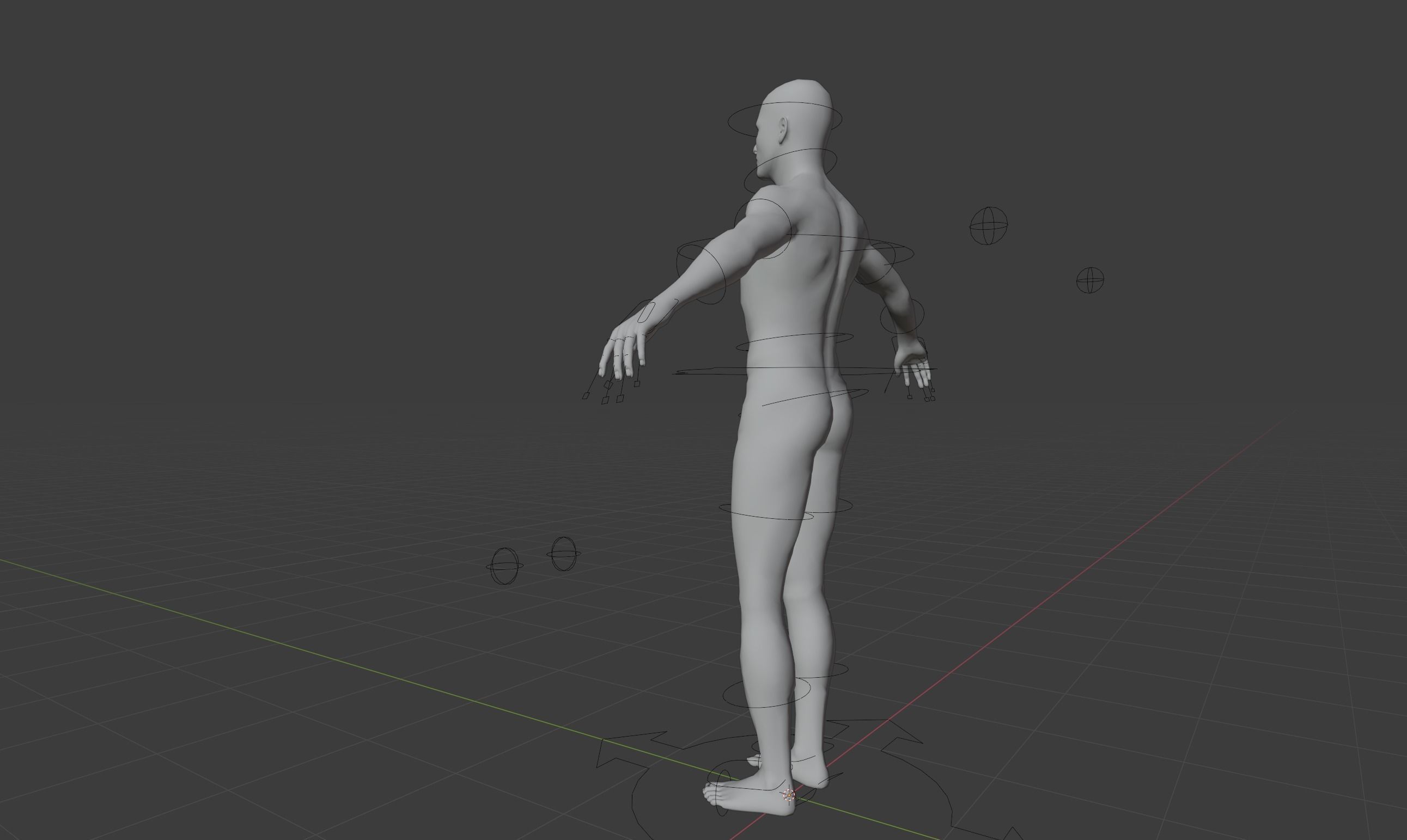 Male Base Mesh 7k  faces 3D model_3
