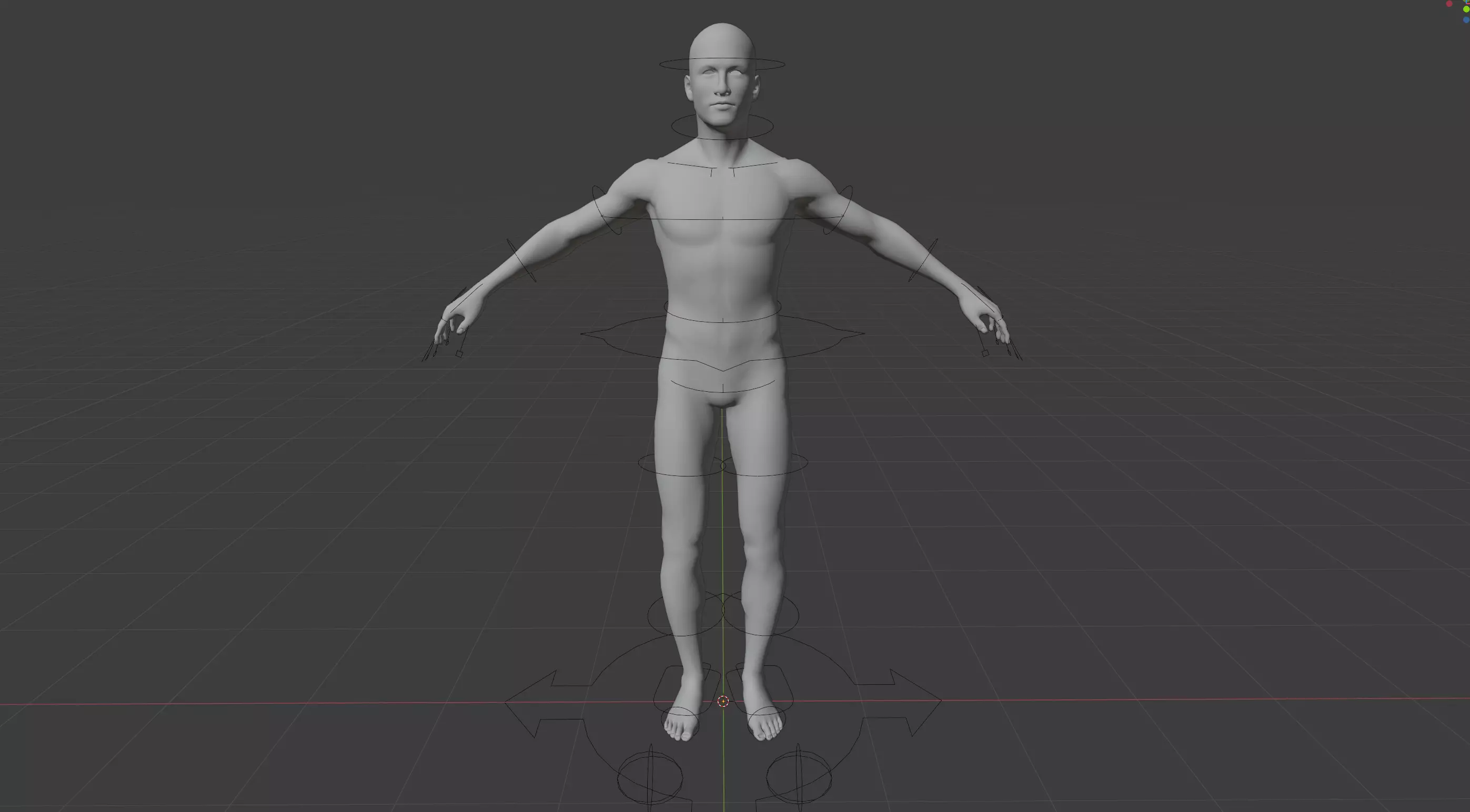 Male Base Mesh 7k  faces 3D model_0