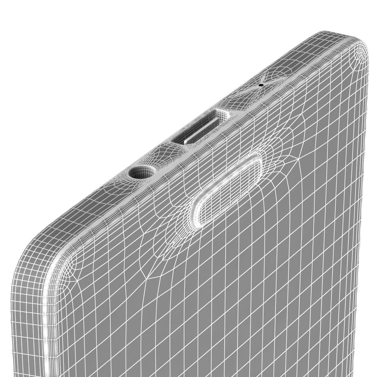 Samsung Galaxy A7 Black 3D model_18
